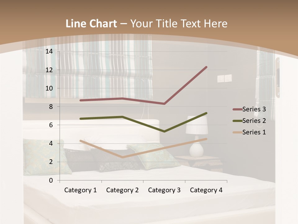 Pillow Mattress Nightstand PowerPoint Template