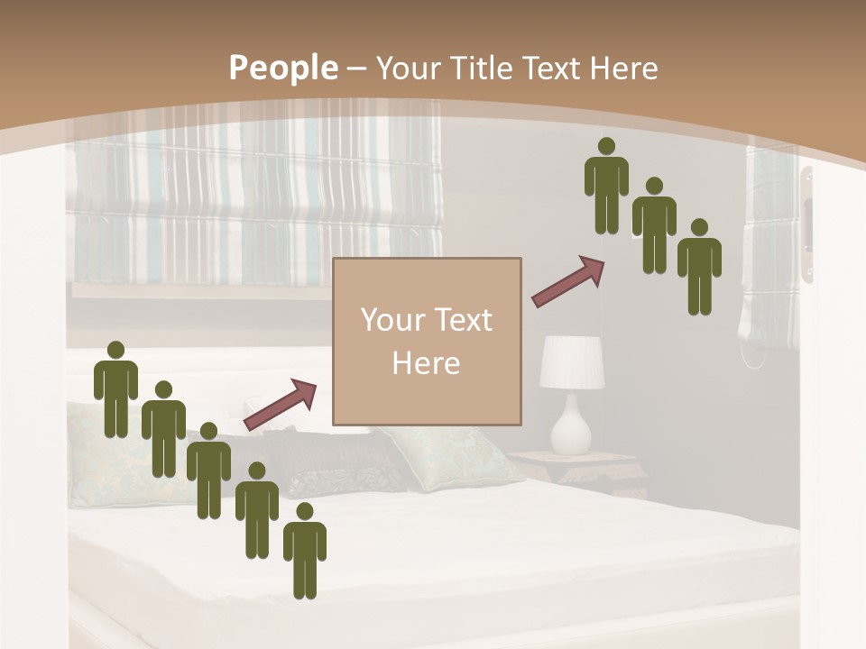 Pillow Mattress Nightstand PowerPoint Template