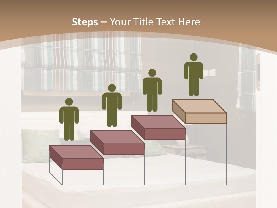 Pillow Mattress Nightstand PowerPoint Template