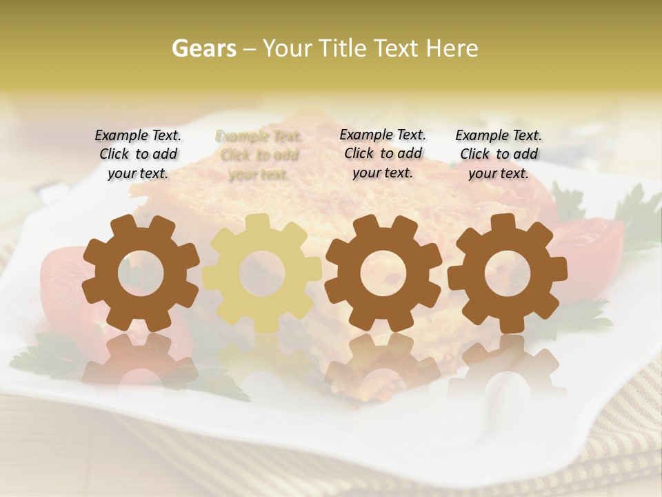 Pasta Food Recipes PowerPoint Template