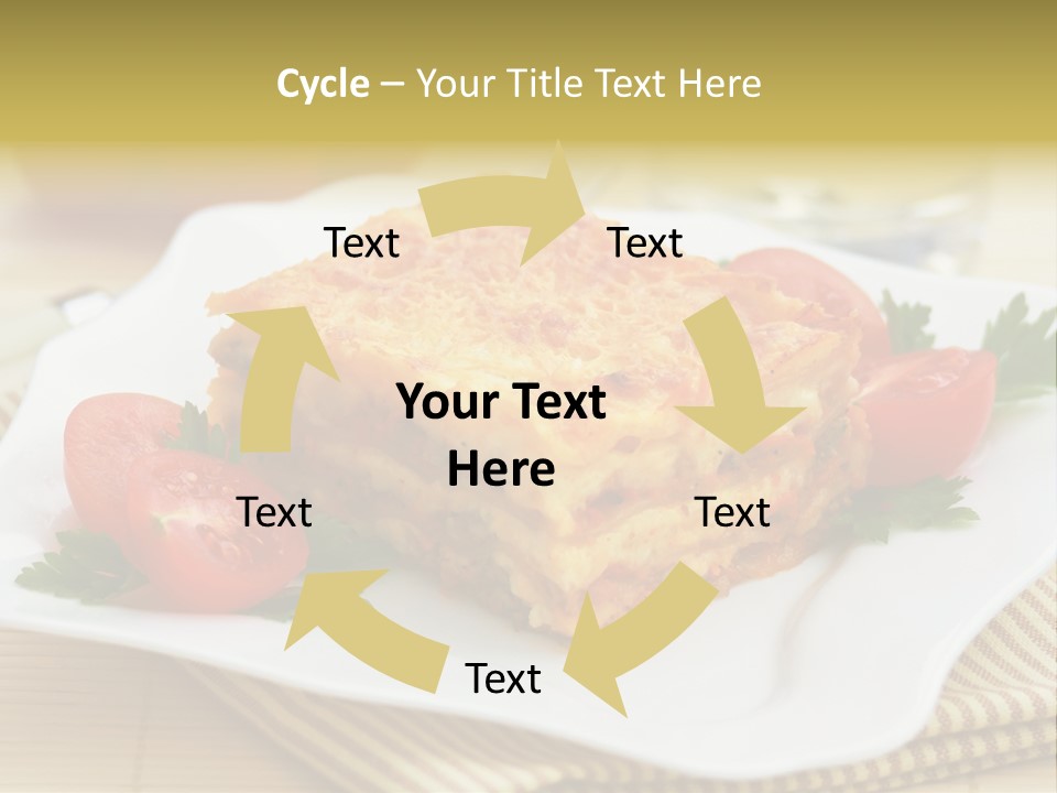 Pasta Food Recipes PowerPoint Template