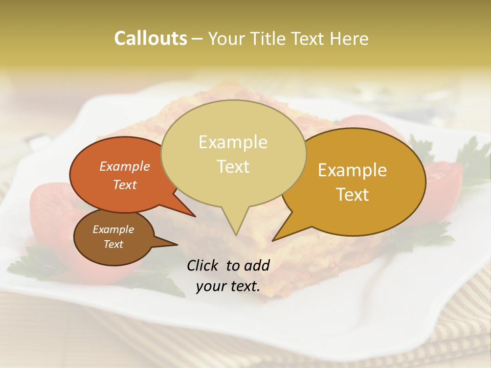 Pasta Food Recipes PowerPoint Template