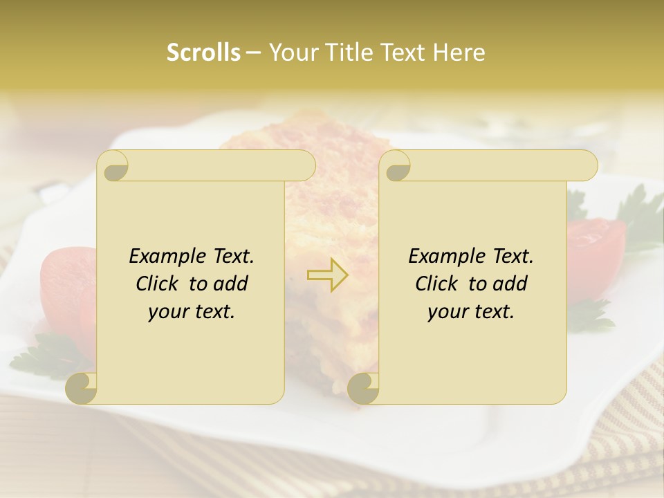 Pasta Food Recipes PowerPoint Template