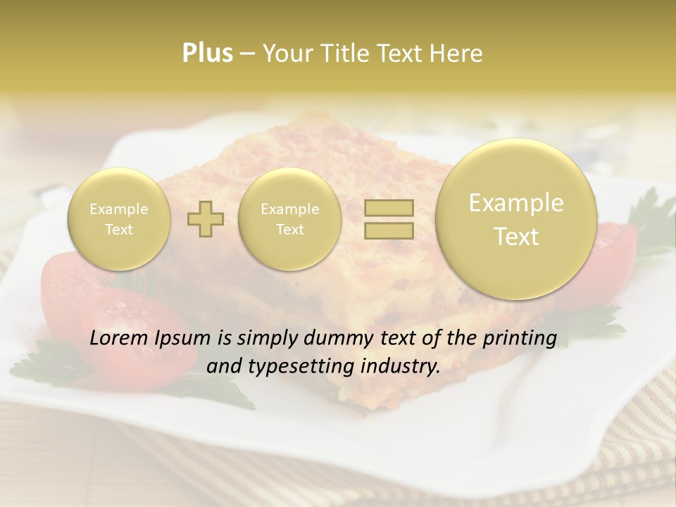 Pasta Food Recipes PowerPoint Template