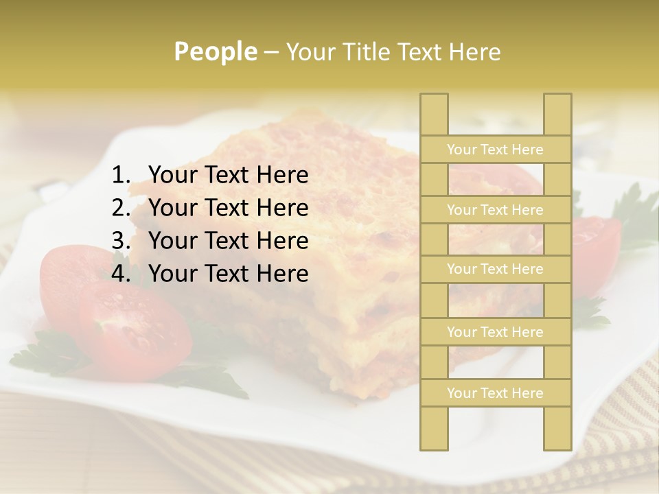 Pasta Food Recipes PowerPoint Template