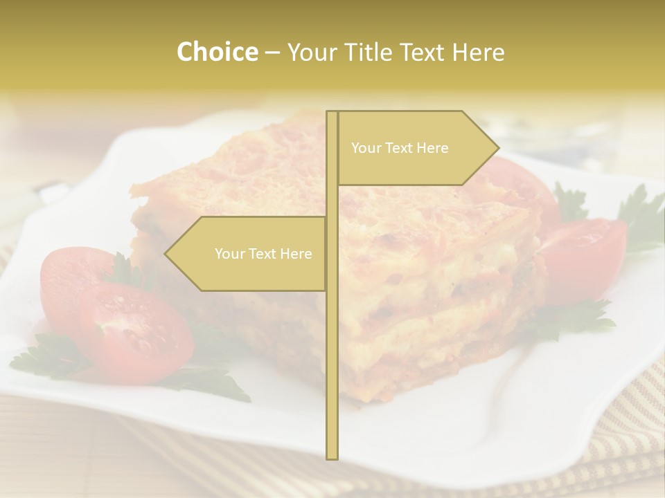 Pasta Food Recipes PowerPoint Template