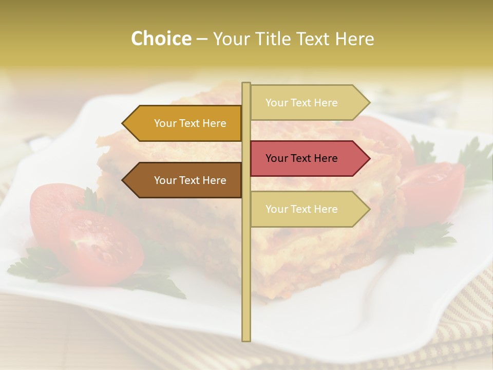 Pasta Food Recipes PowerPoint Template