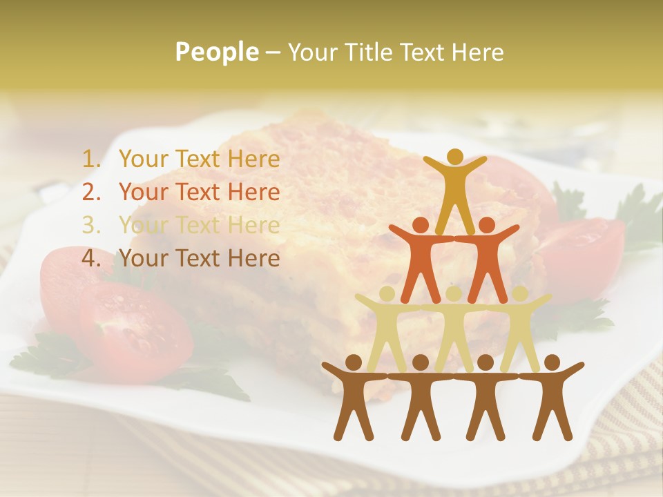 Pasta Food Recipes PowerPoint Template