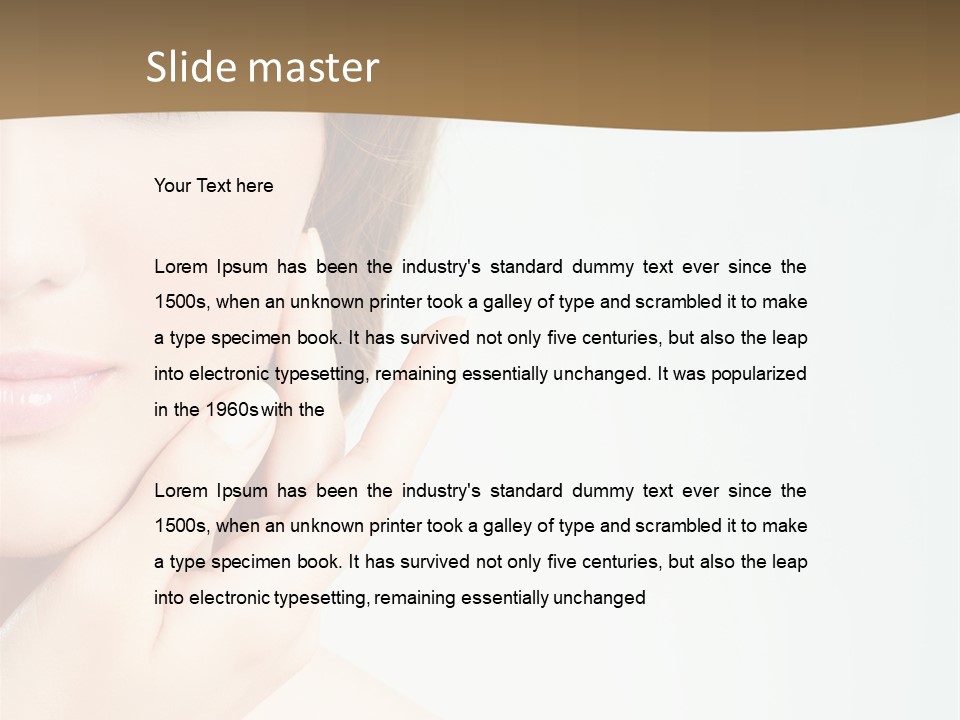 Skin Blue Indoors PowerPoint Template