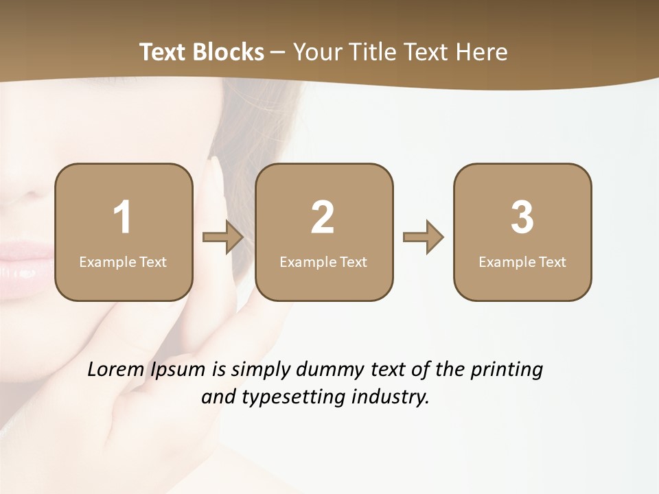 Skin Blue Indoors PowerPoint Template