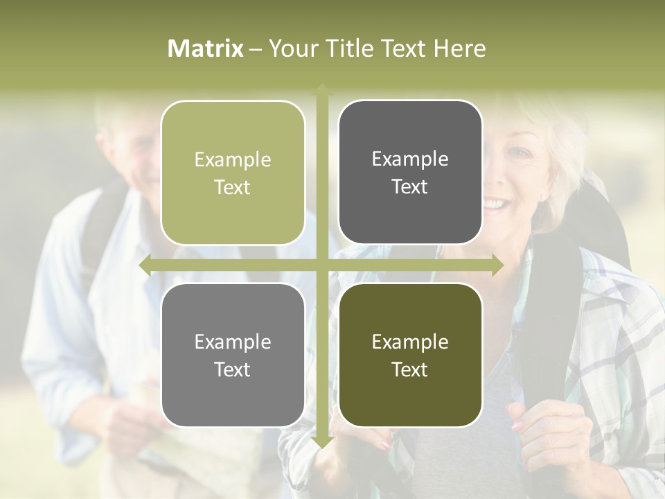 Summer Senior Women Years PowerPoint Template