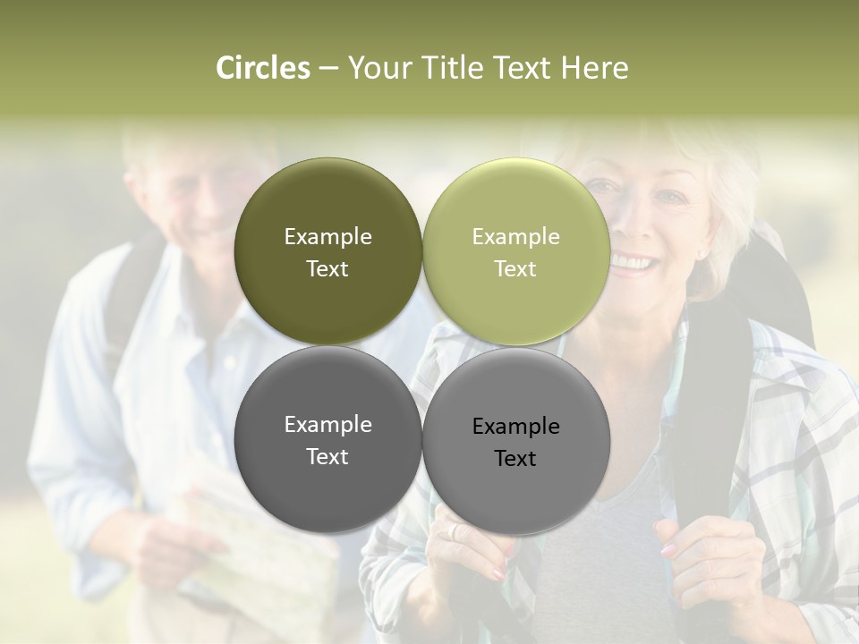 Summer Senior Women Years PowerPoint Template