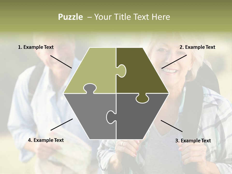 Summer Senior Women Years PowerPoint Template