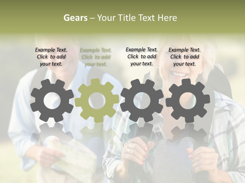 Summer Senior Women Years PowerPoint Template