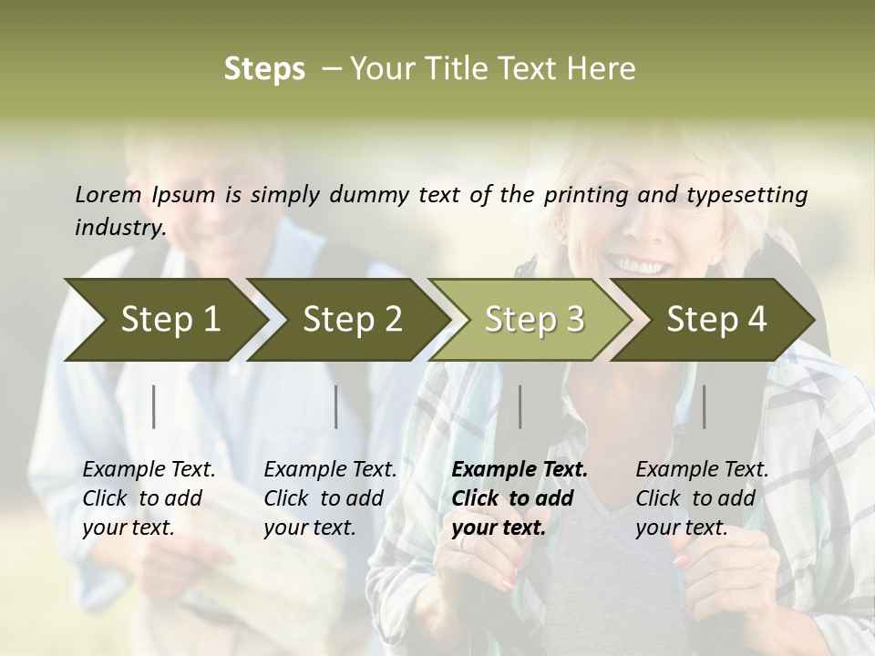 Summer Senior Women Years PowerPoint Template