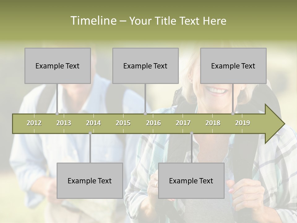 Summer Senior Women Years PowerPoint Template