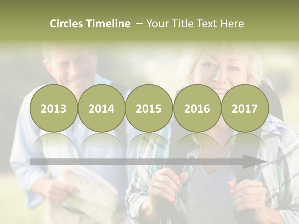 Summer Senior Women Years PowerPoint Template