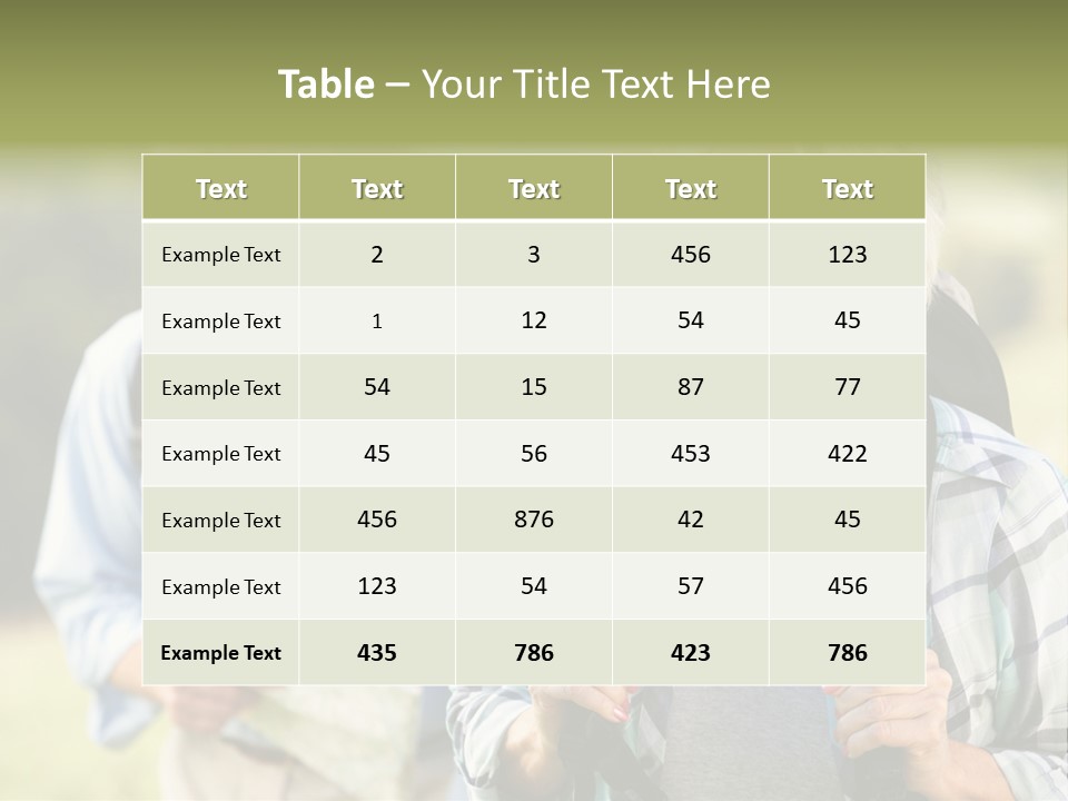 Summer Senior Women Years PowerPoint Template