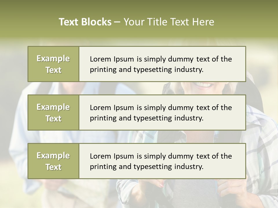 Summer Senior Women Years PowerPoint Template