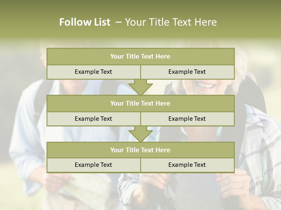 Summer Senior Women Years PowerPoint Template