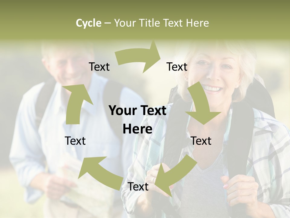 Summer Senior Women Years PowerPoint Template