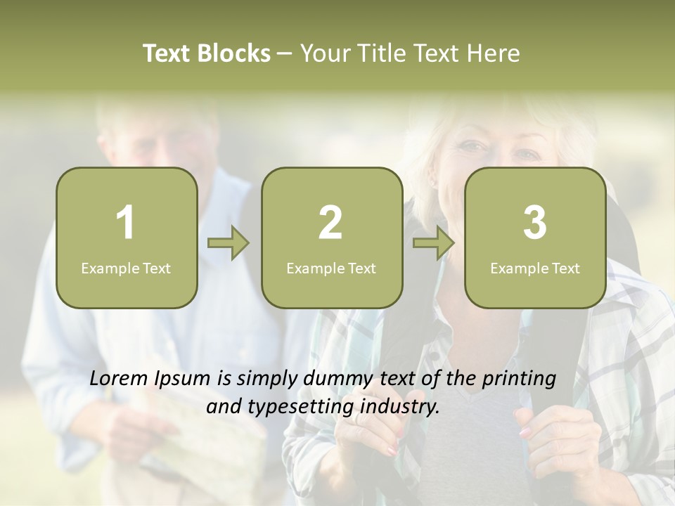 Summer Senior Women Years PowerPoint Template