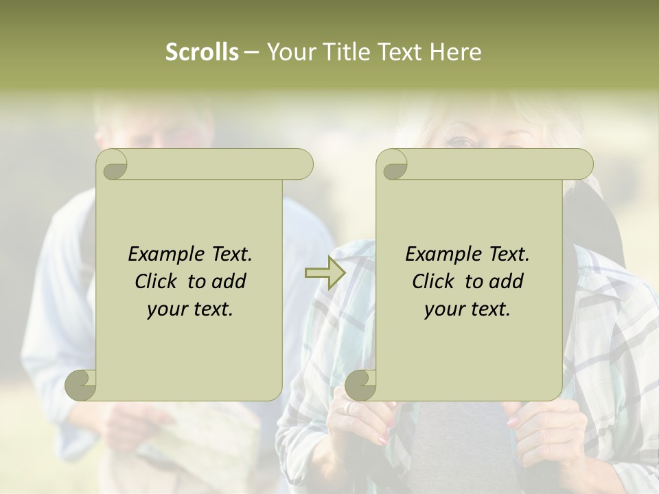 Summer Senior Women Years PowerPoint Template