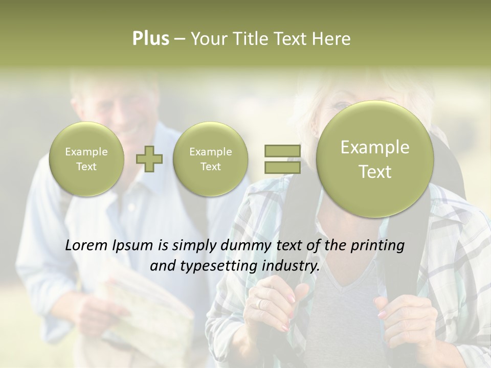 Summer Senior Women Years PowerPoint Template