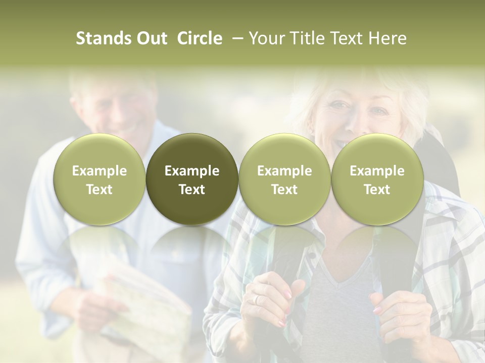 Summer Senior Women Years PowerPoint Template