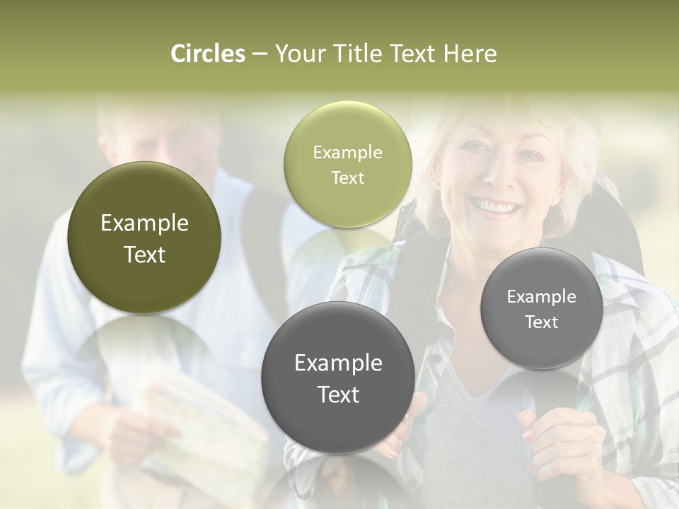 Summer Senior Women Years PowerPoint Template