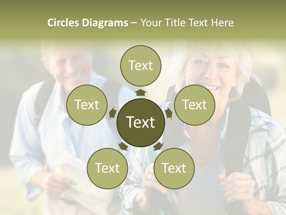 Summer Senior Women Years PowerPoint Template