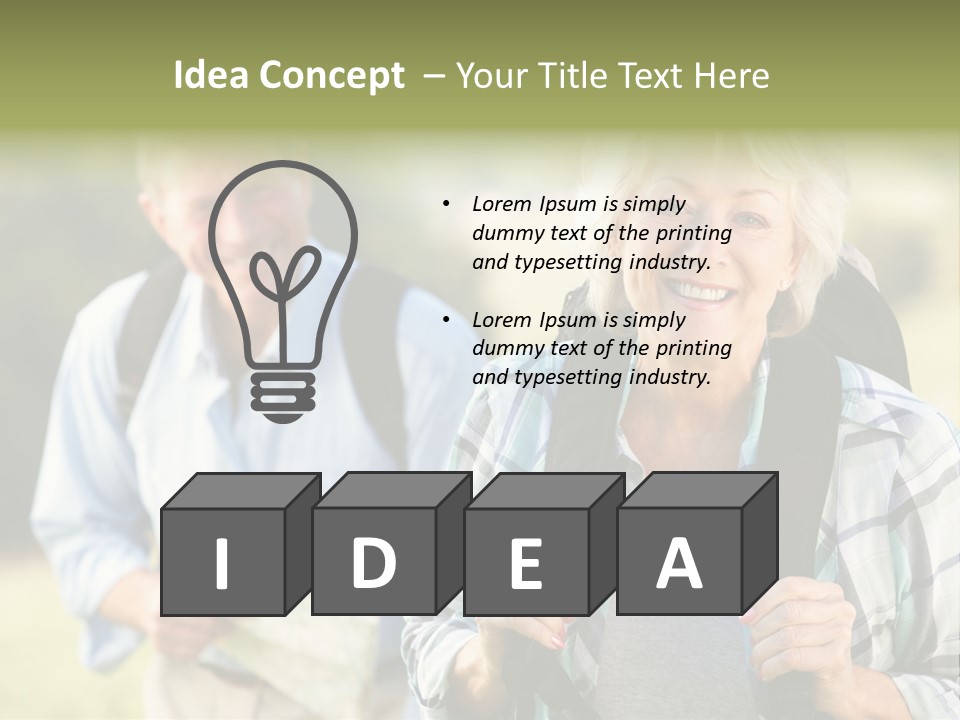 Summer Senior Women Years PowerPoint Template