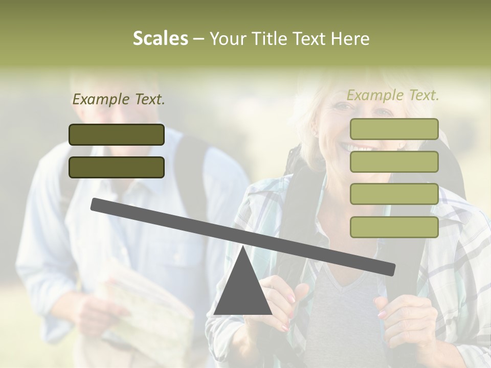 Summer Senior Women Years PowerPoint Template