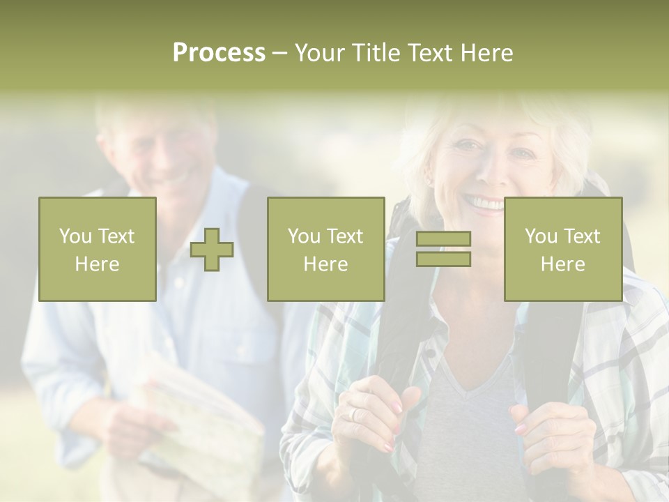 Summer Senior Women Years PowerPoint Template