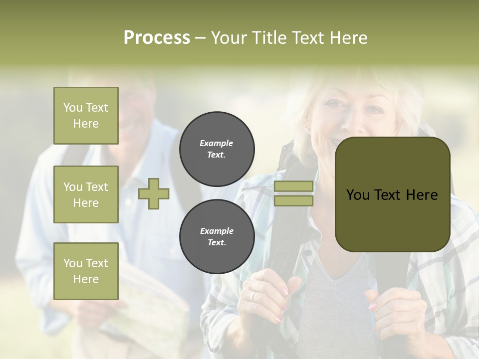 Summer Senior Women Years PowerPoint Template