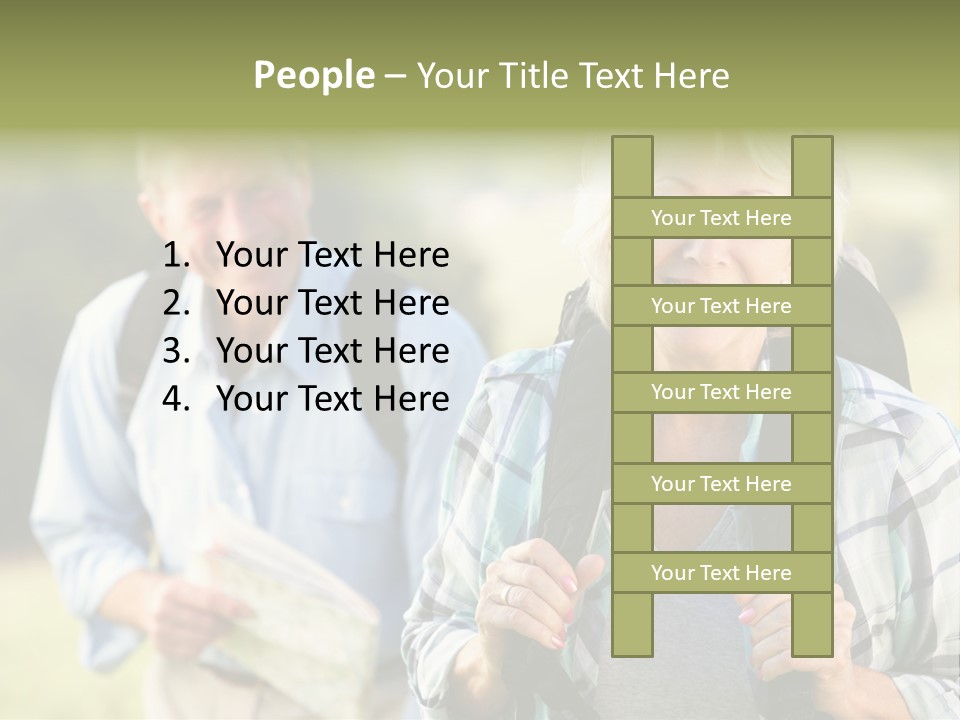 Summer Senior Women Years PowerPoint Template