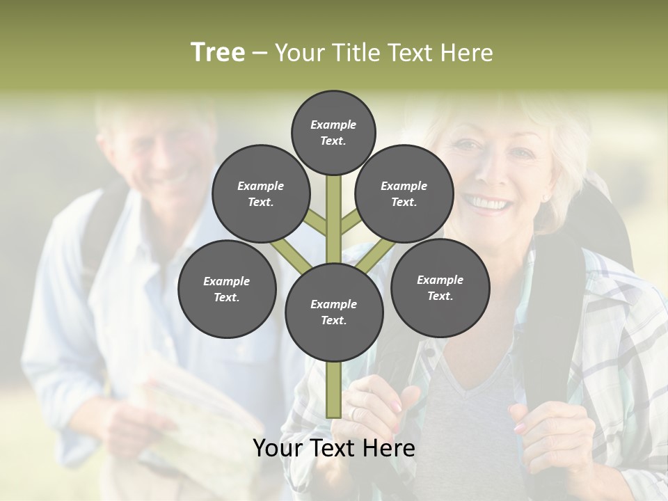 Summer Senior Women Years PowerPoint Template