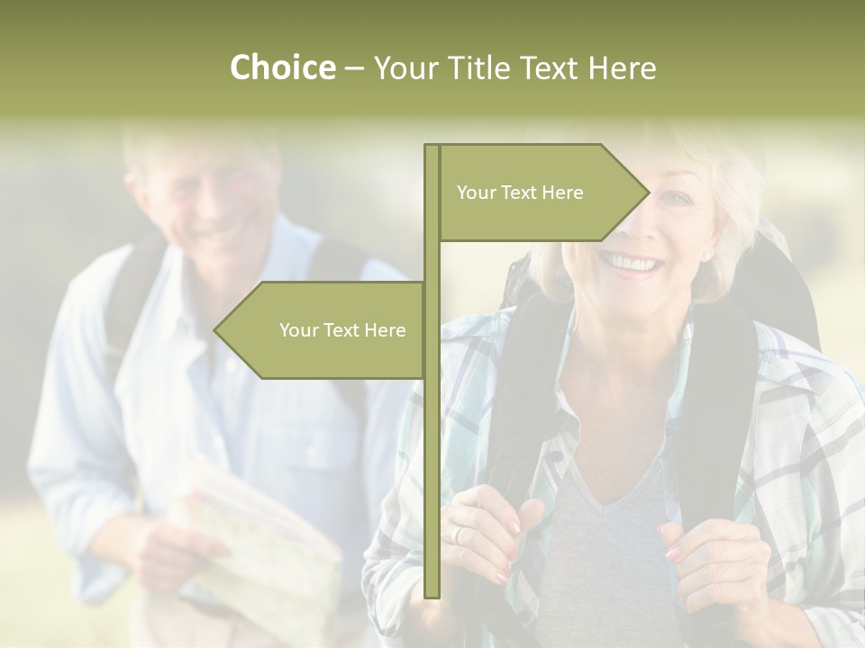 Summer Senior Women Years PowerPoint Template