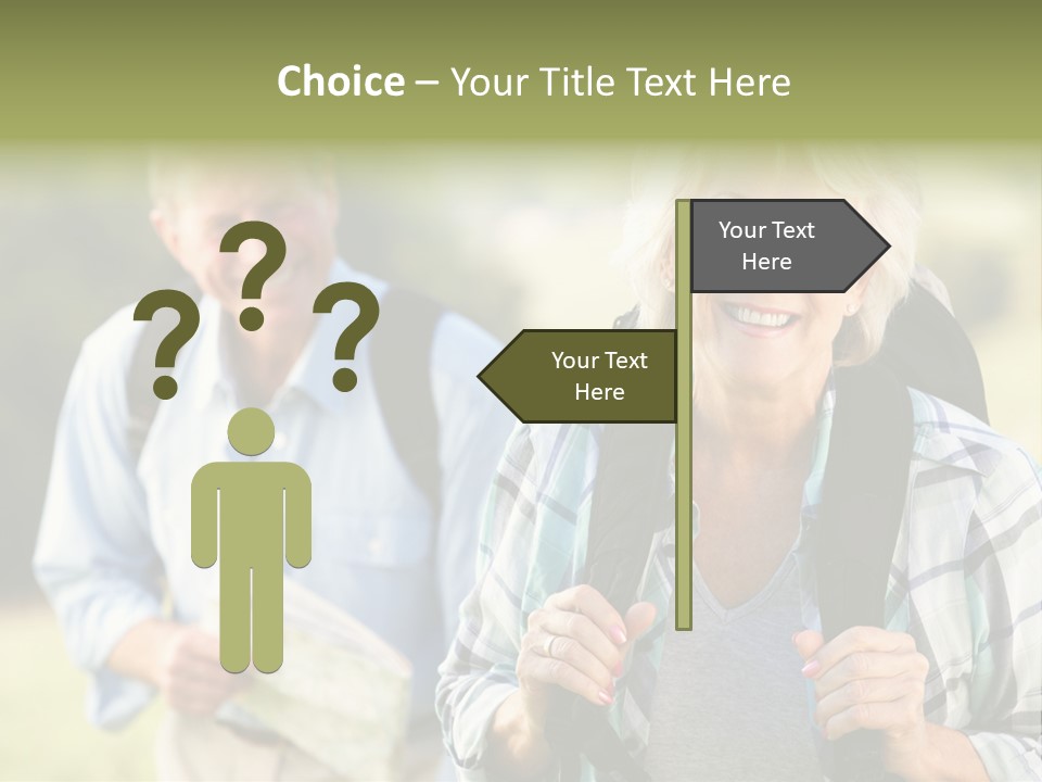 Summer Senior Women Years PowerPoint Template