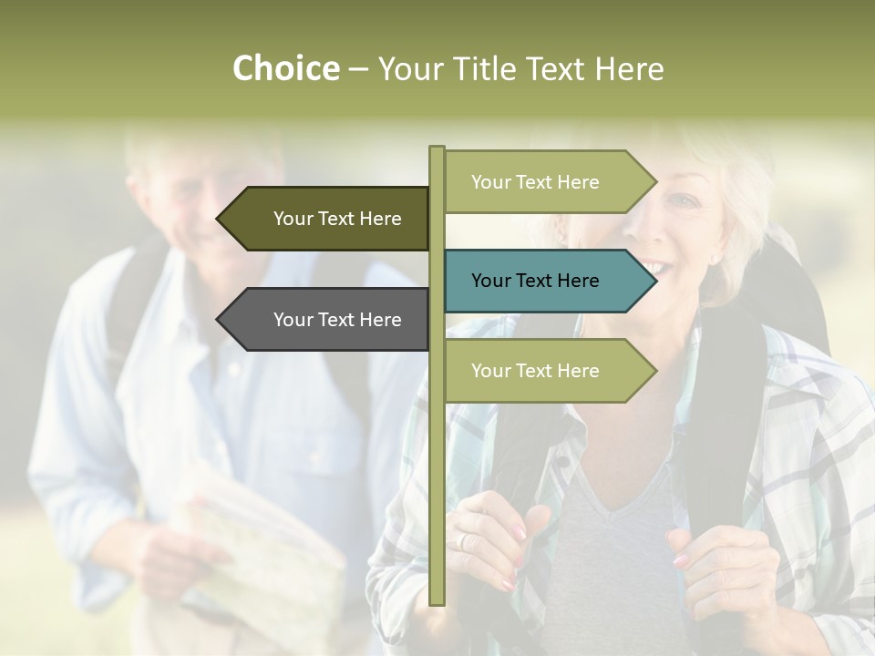 Summer Senior Women Years PowerPoint Template