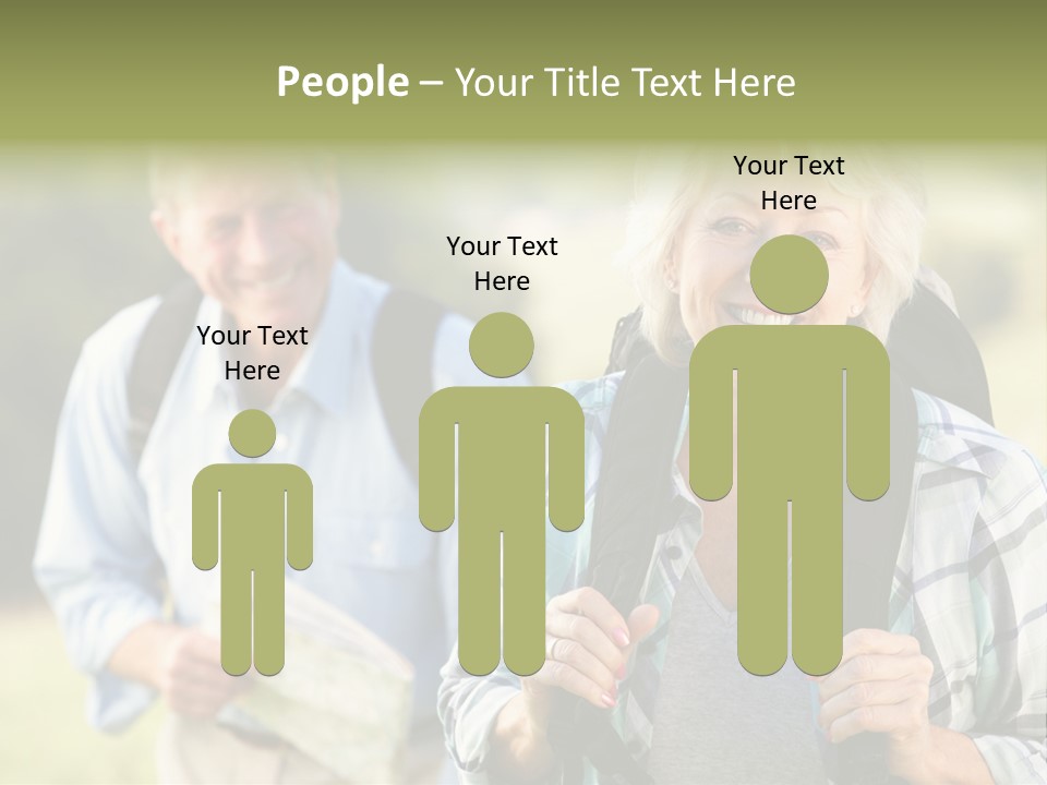 Summer Senior Women Years PowerPoint Template