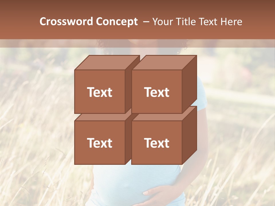 Person Copy Space Attractive PowerPoint Template