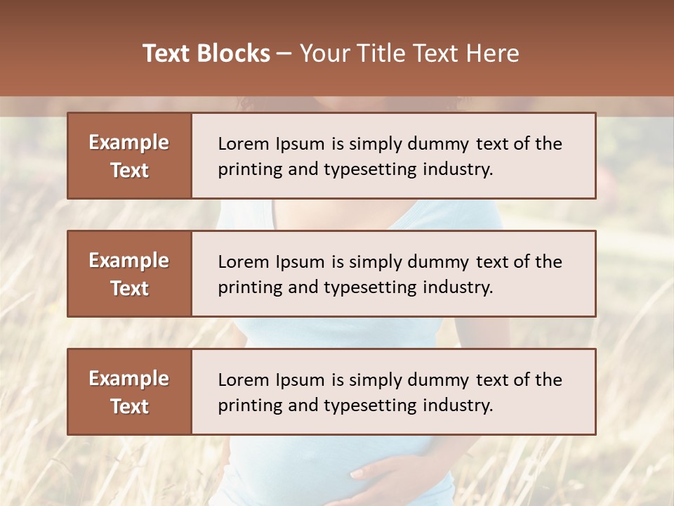Person Copy Space Attractive PowerPoint Template