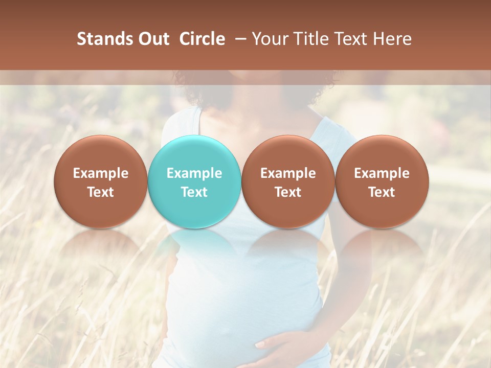 Person Copy Space Attractive PowerPoint Template