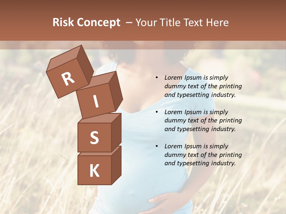 Person Copy Space Attractive PowerPoint Template