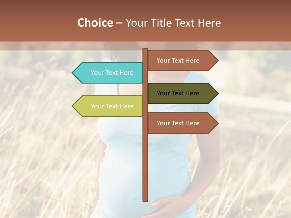 Person Copy Space Attractive PowerPoint Template