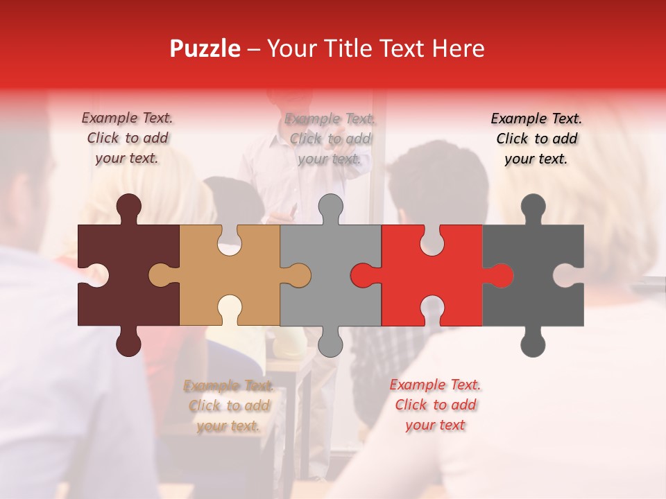 Tutor People Mixed PowerPoint Template