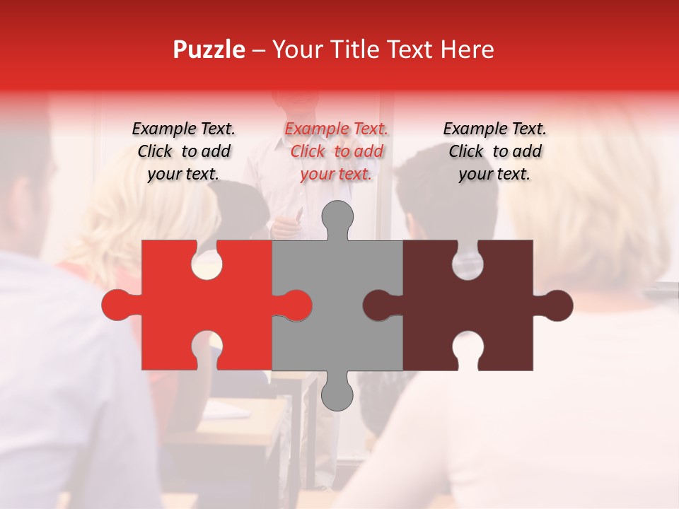 Tutor People Mixed PowerPoint Template