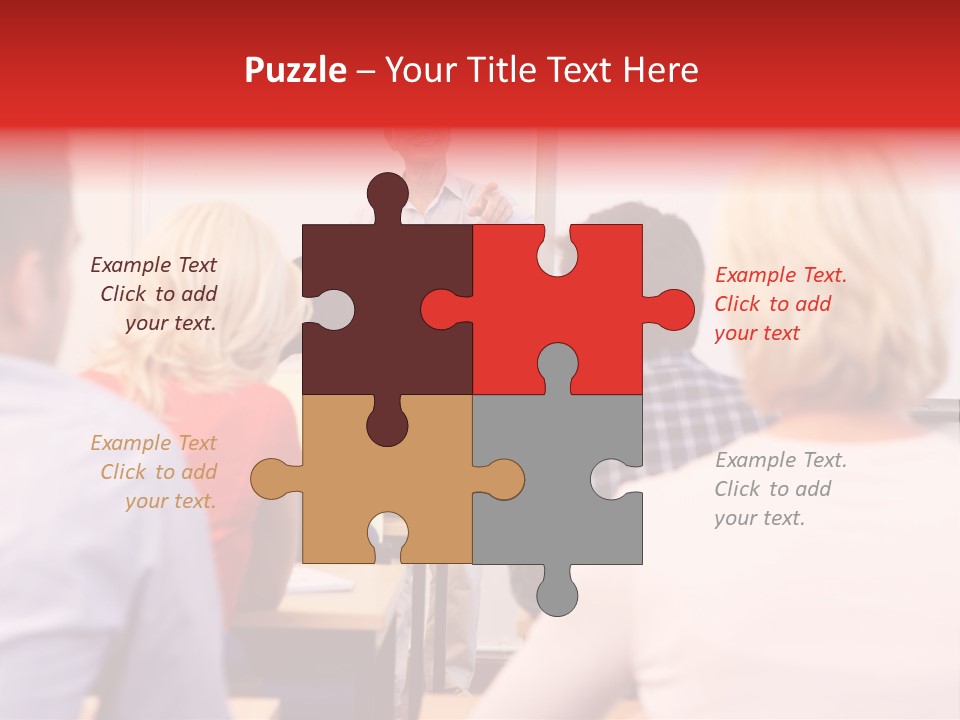 Tutor People Mixed PowerPoint Template