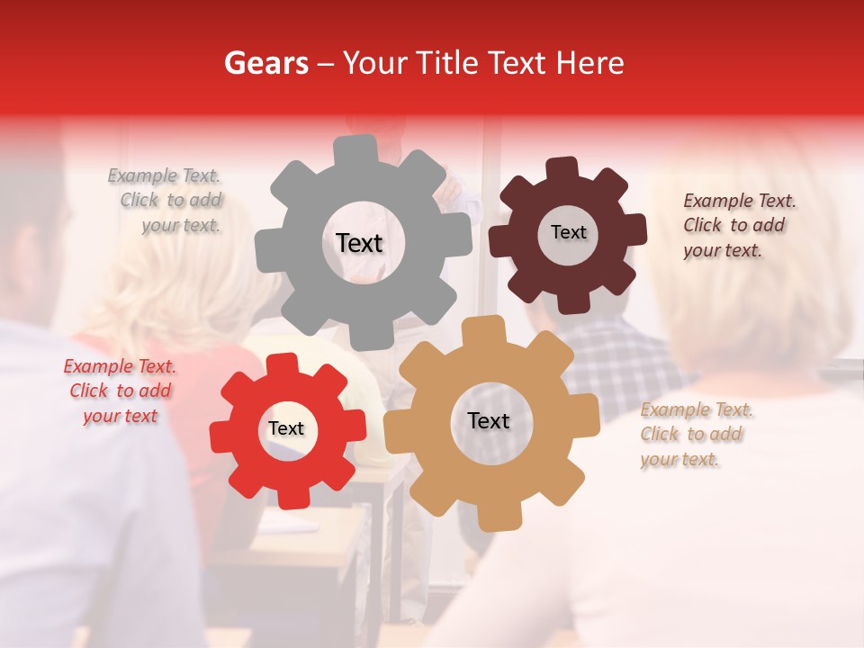 Tutor People Mixed PowerPoint Template